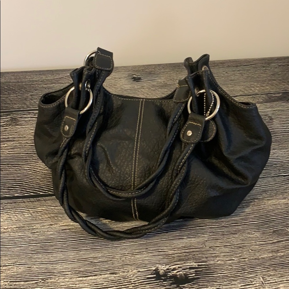 Black purse handbag
